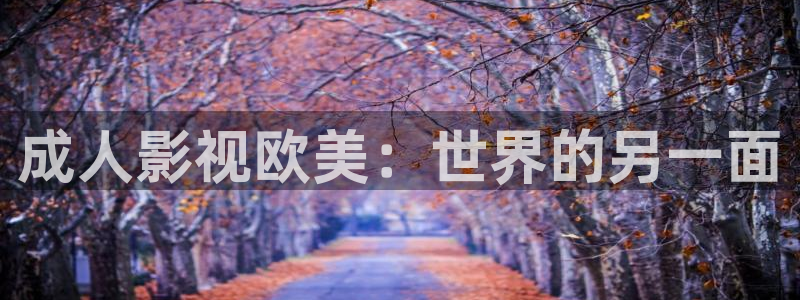 青丝在线：成人影视欧美：世界的另一面